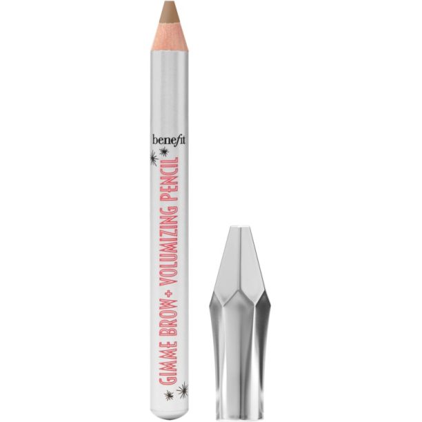 Benefit Gimme Brow+ Volumizing Pencil Mini водоустойчив молив за вежди за обем цвят 3 Warm Light Brown 0