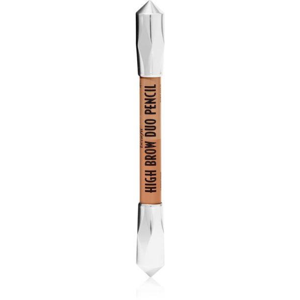 Benefit High Brow Duo Pencil озаряващ молив под вежди цвят Deep 2x1