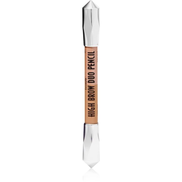 Benefit High Brow Duo Pencil озаряващ молив под вежди цвят Medium 2x1