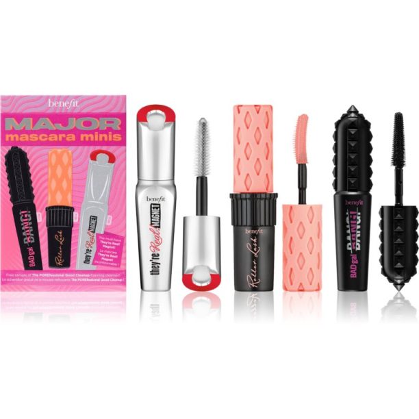 Benefit Major Mascara Minis комплект спирали на ниска цена