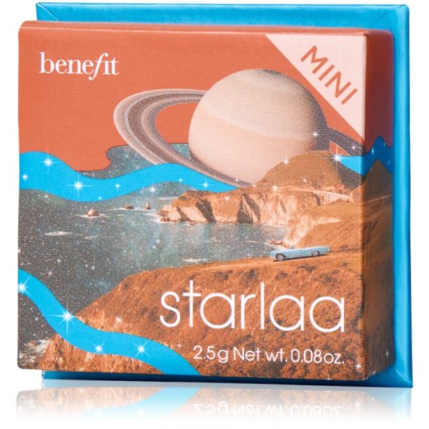 Benefit Starlaa WANDERful World Mini руж - пудра цвят Rosy bronze 2