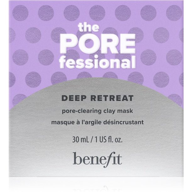 Benefit The POREfessional Deep Retreat Mini почистваща глинена маска за лице за разширени пори 30 мл. купи на топ цена