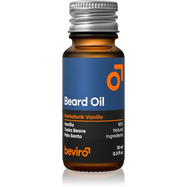 Beviro Honkatonk Vanilla Beard Oil олио за брада 10 мл.