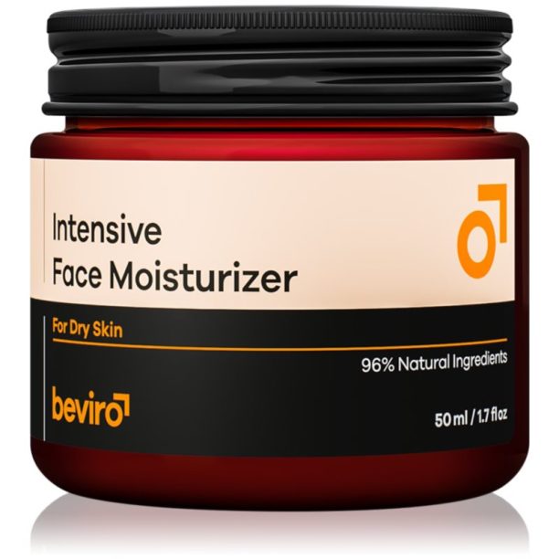 Beviro Intensive Face Moisturizer For Dry Skin хидратиращ крем за мъже 50 мл.