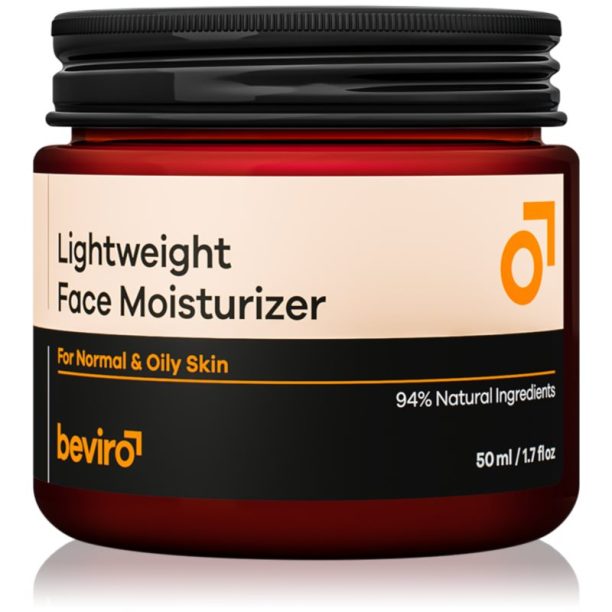 Beviro Lightweight Face Moisturizer хидратиращ крем за мъже 50 мл.