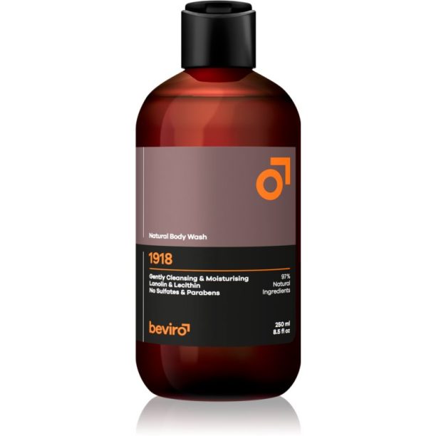 Beviro Natural Body Wash 1918 душ-гел за мъже 250 мл. на ниска цена