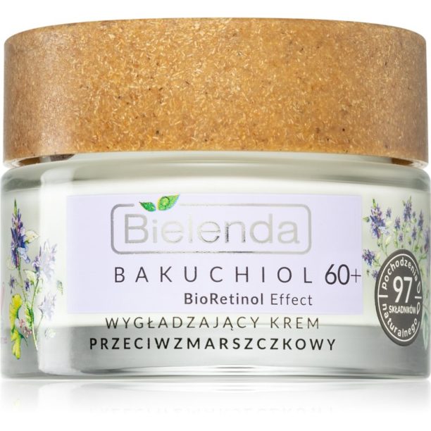 Bielenda Bakuchiol BioRetinol Effect изглаждащ крем против бръчки 60+ 50 мл.