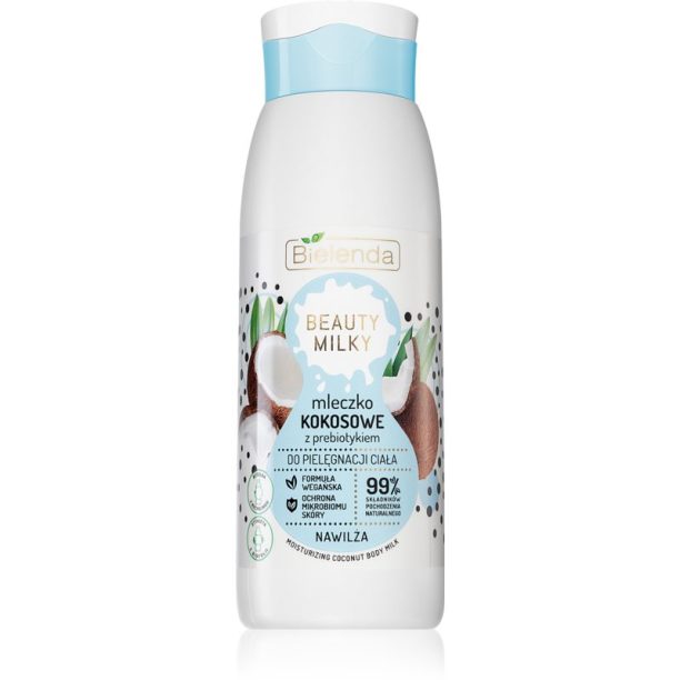 Bielenda Beauty Milky Coconut хидратиращо мляко за тяло с пребиотици 400 мл. на ниска цена