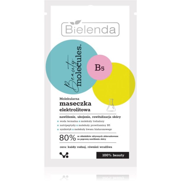 Bielenda Beauty Molecules хидратираща маска за лице с успокояващ ефект 8 гр.