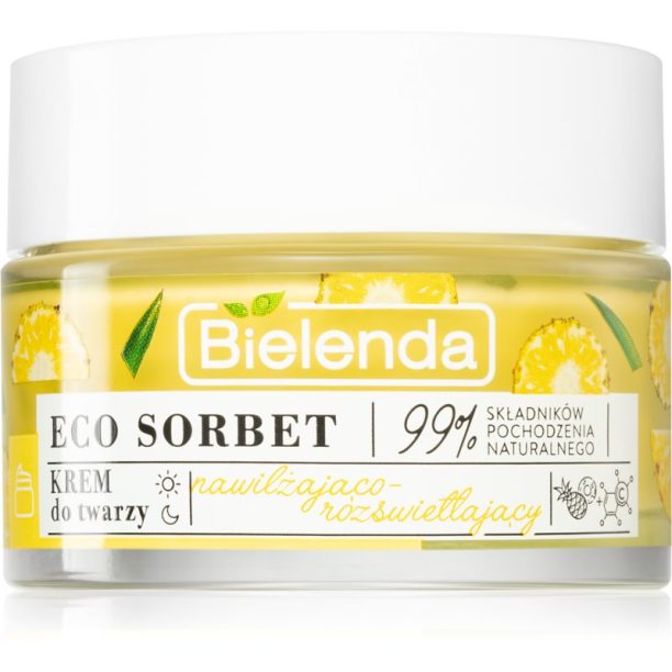 Bielenda Eco Sorbet Pineapple хидратиращ и озаряващ крем за лице 50 мл. на ниска цена