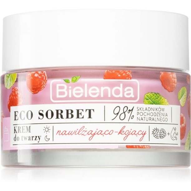 Bielenda Eco Sorbet Raspberry хидратиращ и успокояващ крем за лице 50 мл. на ниска цена