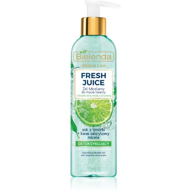 Bielenda Fresh Juice Lime почистващ мицеларен гел 190 гр.