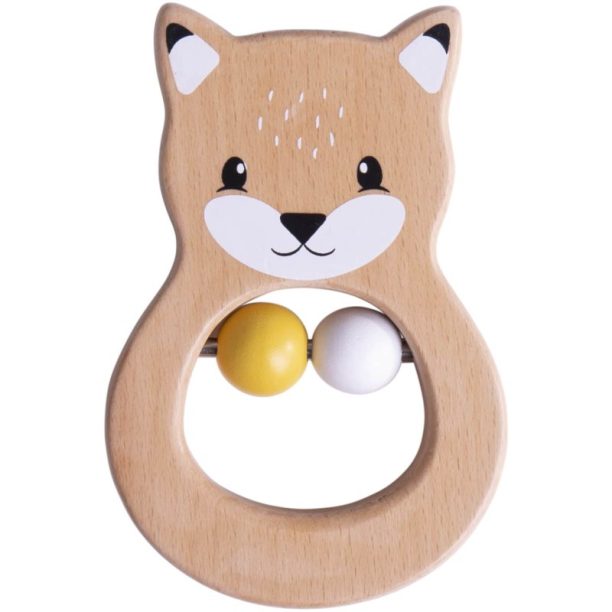 Bigjigs Toys Rattle Fox дрънкалка 1 бр.