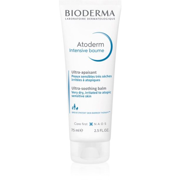 Bioderma Atoderm Intensive Baume интензивно успокояващ балсам за много суха чуствителна и атопична кожа 75 мл.