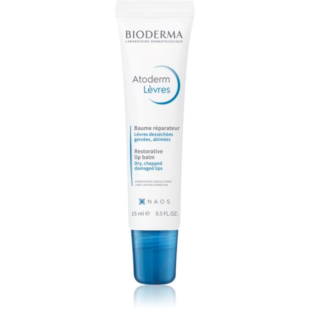 Bioderma Atoderm Lip Balm възобновяващ балсам за сухи устни 15 мл.