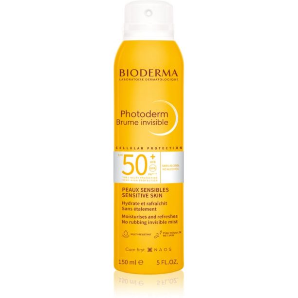 Bioderma Photoderm Brume Invisible мъгла за тен в спрей SPF 50+ 150 мл.