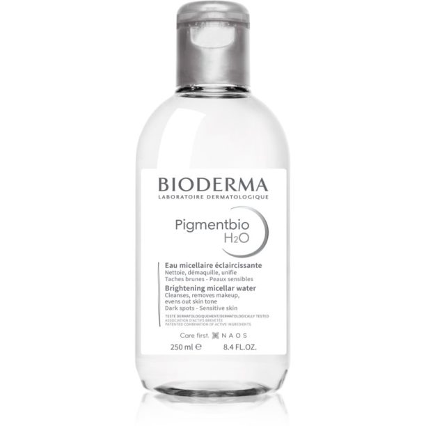 Bioderma Pigmentbio H2O нежна почистваща мицеларна вода Против тъмни петна 250 мл.