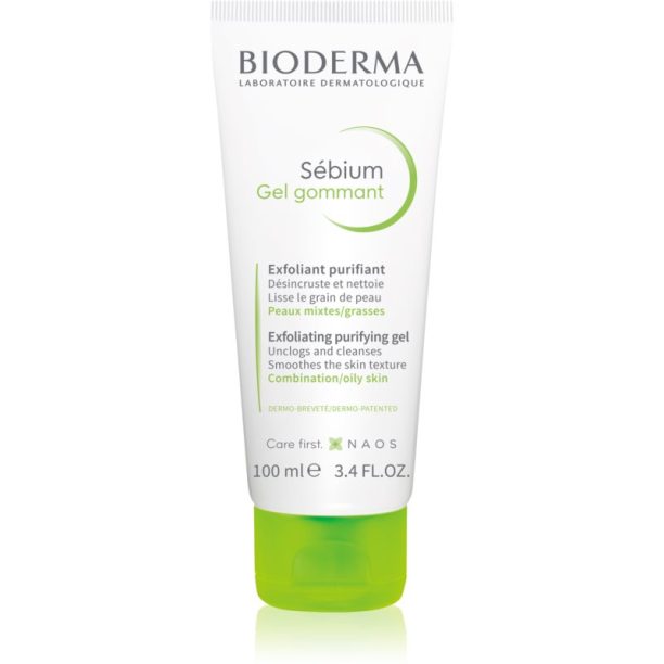 Bioderma Sébium почистващ пилинг за смесена и мазна кожа 100 мл.