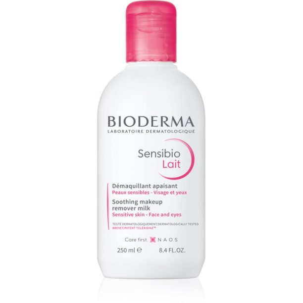 Bioderma Sensibio Lait почистващо мляко за чувствителна кожа на лицето 250 мл.