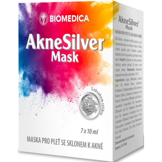 Biomedica AkneSilver Mask почистваща маска за проблемна кожа