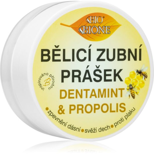 Bione Cosmetics Dentamint Propolis избелваща пудра за зъби 40 гр.