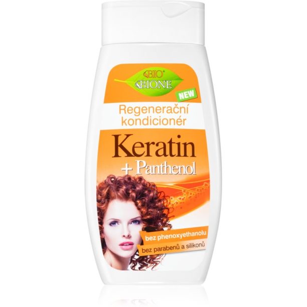 Bione Cosmetics Keratin + Panthenol регенериращ балсам За коса 250 мл.