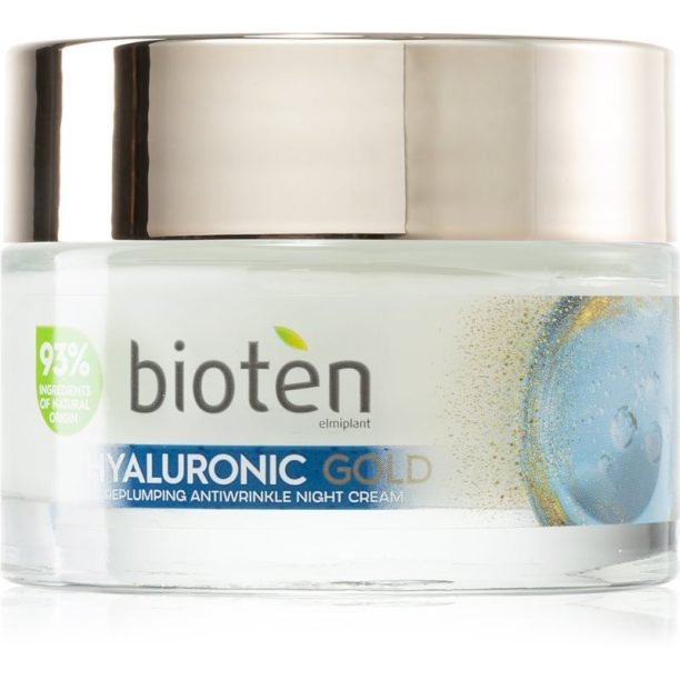 Bioten Hyaluronic Gold интензивен нощен крем против бръчки 50 мл.