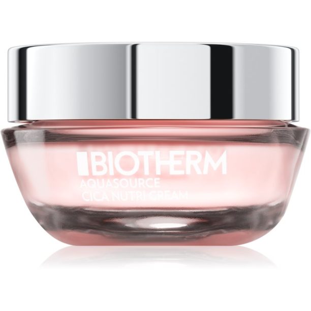 Biotherm Aquasource Cica Nutri подхранващ хидратиращ крем за суха към изключително суха чувствителна кожа 30 мл.