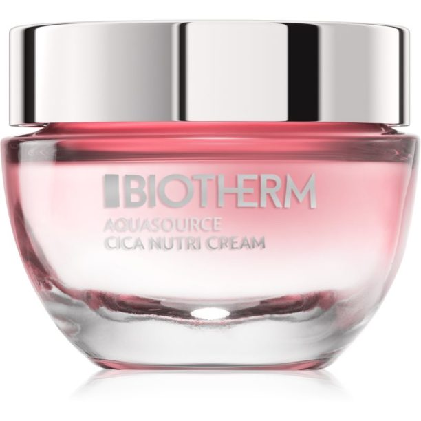 Biotherm Aquasource Cica Nutri подхранващ хидратиращ крем за суха към изключително суха чувствителна кожа 50 мл.