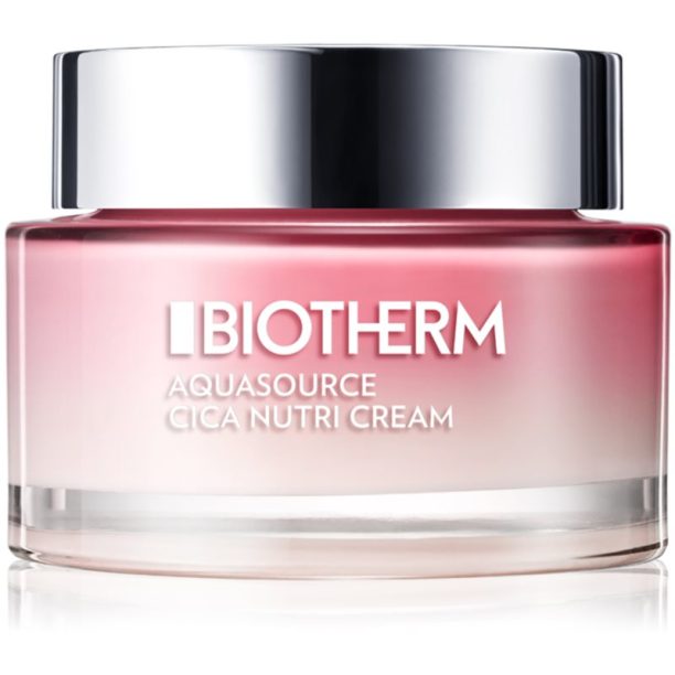 Biotherm Aquasource Cica Nutri подхранващ хидратиращ крем за суха към изключително суха чувствителна кожа 75 мл.