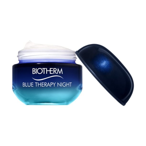 нощен крем против бръчки  за всички типове кожа на лицето Biotherm