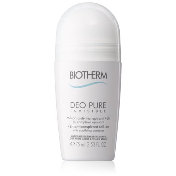 Biotherm Deo Pure Invisible рол- он против изпотяване 48h  75 мл.