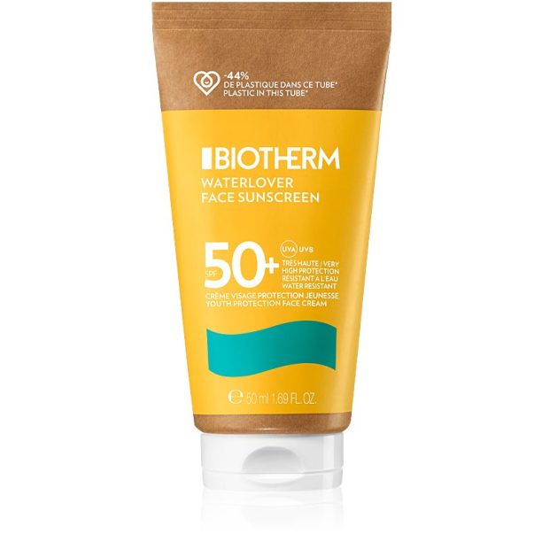 Biotherm Waterlover Face Sunscreen защитен крем за лице против стареене за нетолерантна кожа SPF 50+ 50 мл. на ниска цена