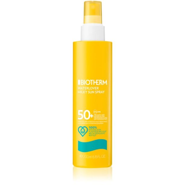 Biotherm Waterlover Milky Sun Spray защитен спрей срещу слънчеви лъчи SPF 50+ 200 мл. на ниска цена