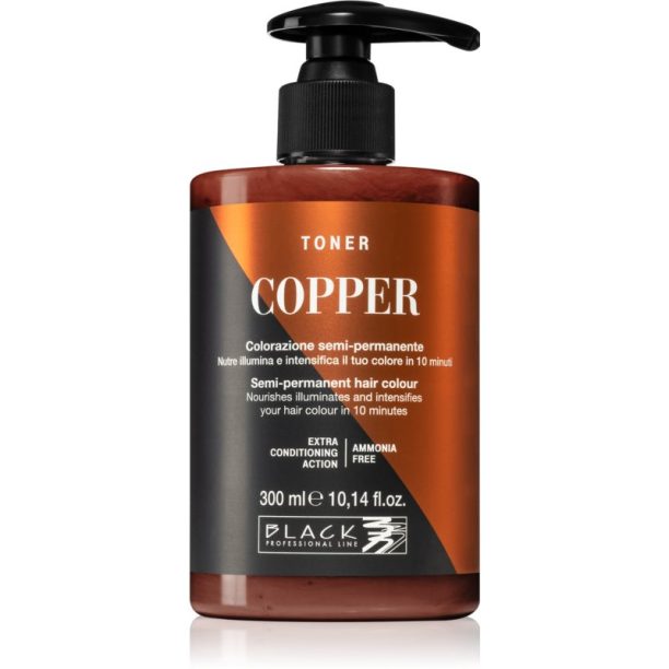 Black Professional Line Toner тонер за естествени нюанси Copper 300 мл.