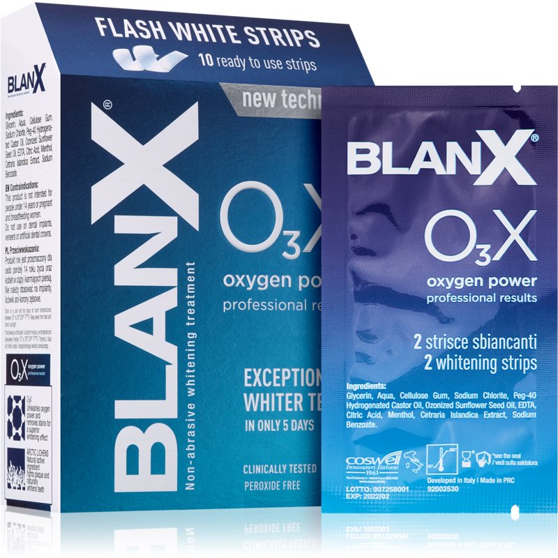 BlanX O3X Strips избелващи ленти за зъби 10 бр.