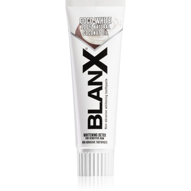 BlanX White Detox Coconut избелваща паста за зъби с кокосово масло 75 мл.