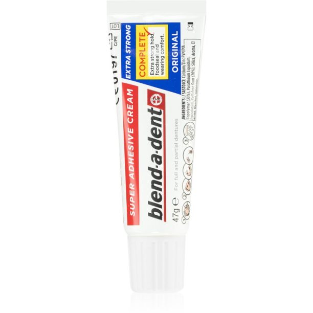 Blend-a-dent Extra Strong Original лепило крем за зъбни протези 47 гр.