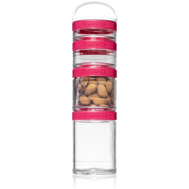 Blender Bottle GoStak® Starter 4 Pak контейнери за съхранение на храни боя Pink 1 бр.