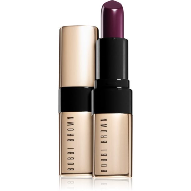 Bobbi Brown Luxe Lip Color луксозно червило с хидратиращ ефект цвят Plum Brandy 3