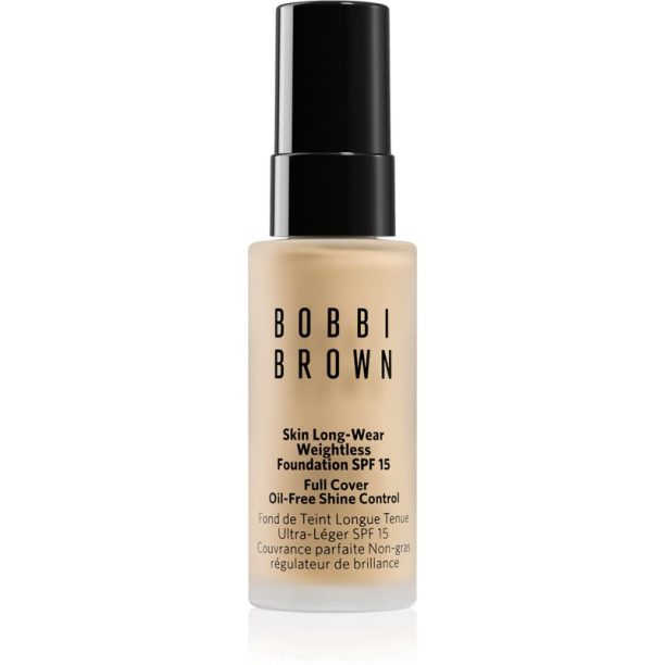 Bobbi Brown Mini Skin Long-Wear Weightless Foundation дълготраен фон дьо тен SPF 15 цвят Ivory 13 мл.