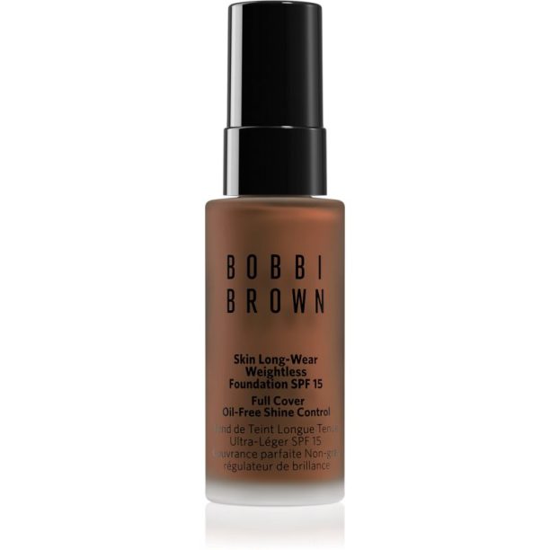 Bobbi Brown Mini Skin Long-Wear Weightless Foundation дълготраен фон дьо тен SPF 15 цвят Neutral Walnut 13 мл. на ниска цена