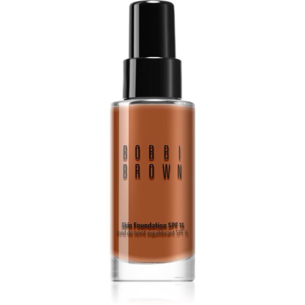 Bobbi Brown Skin Foundation SPF 15 хидратиращ фон дьо тен SPF 15 цвят Almond (C-084 / 7) 30 мл.