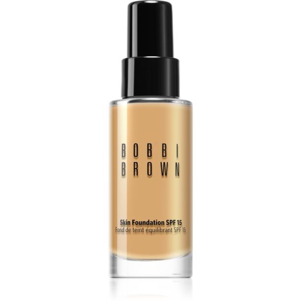 Bobbi Brown Skin Foundation SPF 15 хидратиращ фон дьо тен SPF 15 цвят Golden Natural (W-058 / 4.75) 30 мл. на ниска цена