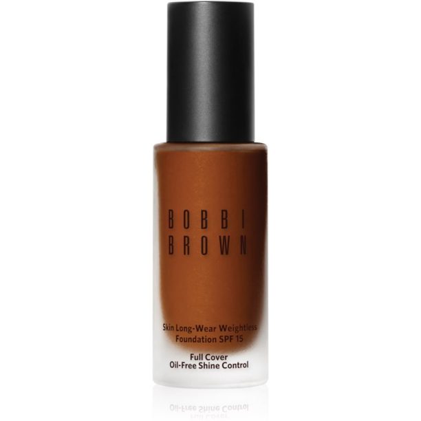 Bobbi Brown Skin Long-Wear Weightless Foundation дълготраен фон дьо тен SPF 15 цвят Cool Almond (C-086) 30 мл.