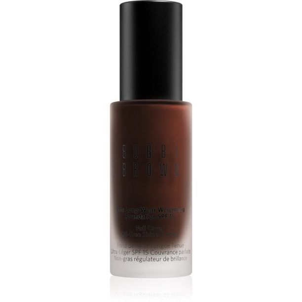 Bobbi Brown Skin Long-Wear Weightless Foundation дълготраен фон дьо тен SPF 15 цвят EspressoN-112 30 мл. на ниска цена