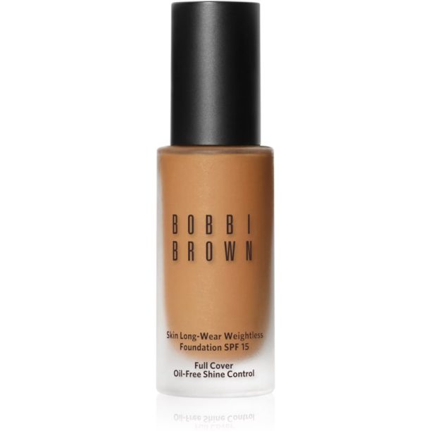 Bobbi Brown Skin Long-Wear Weightless Foundation дълготраен фон дьо тен SPF 15 цвят Honey (W-064) 30 мл.