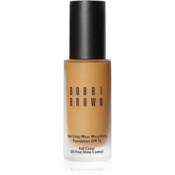 Bobbi Brown Skin Long-Wear Weightless Foundation дълготраен фон дьо тен SPF 15 цвят Natural Tan (W-054) 30 мл.