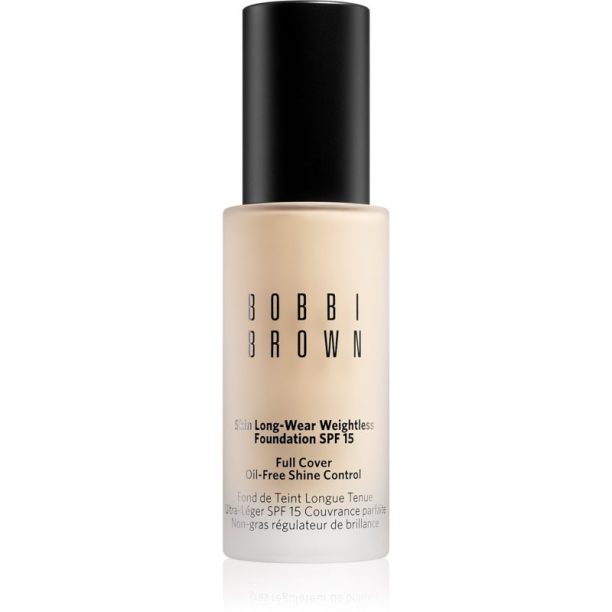 Bobbi Brown Skin Long-Wear Weightless Foundation дълготраен фон дьо тен SPF 15 цвят Porcelain (N-012) 30 мл.