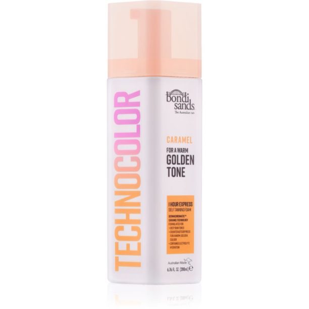 Bondi Sands Technocolor 1 Hour Express Caramel автобронзант-мус цвят Warm Hydrated Glow 200 мл. на ниска цена